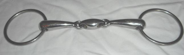 Silk steel Ausbildungsgebiss, doppelt gebrochen, 14,5 cm